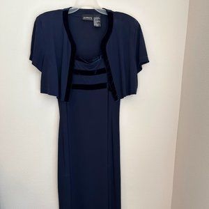 Liz Claiborne formal dress 2 Piece Navy size L